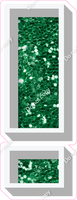VA 18" Individuals - Green Sparkle !