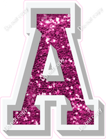 VA 18" Individuals - Hot Pink Sparkle A