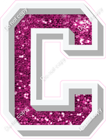 VA 18" Individuals - Hot Pink Sparkle C