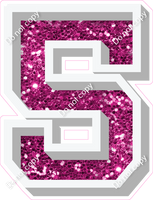 VA 18" Individuals - Hot Pink Sparkle 5