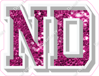 VA 18" Individuals - Hot Pink Sparkle ND