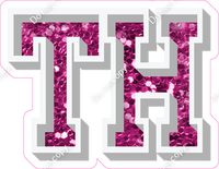 VA 18" Individuals - Hot Pink Sparkle TH