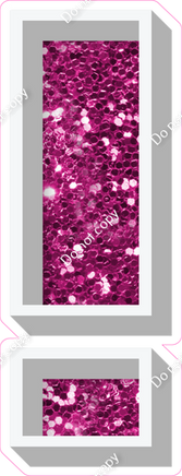 VA 18" Individuals - Hot Pink Sparkle !