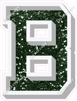 VA 18" Individuals - Hunter Green Sparkle B