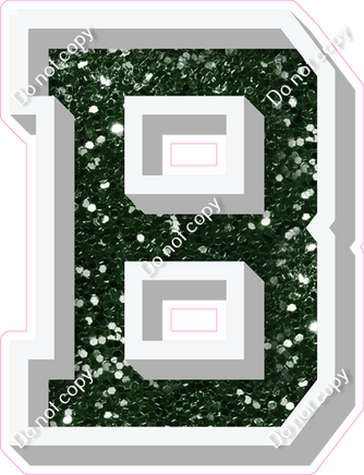 VA 18" Individuals - Hunter Green Sparkle B
