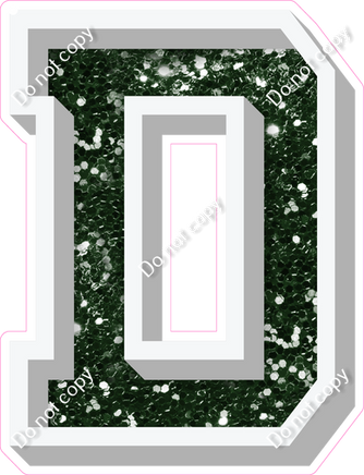 VA 18" Individuals - Hunter Green Sparkle D