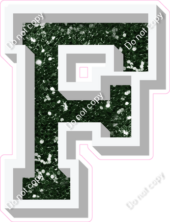 VA 18" Individuals - Hunter Green Sparkle F