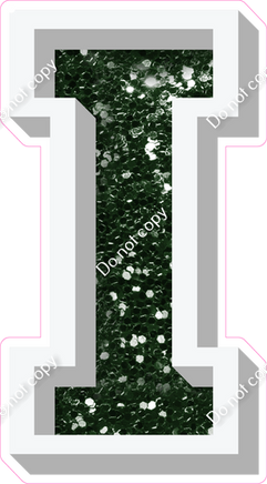 VA 18" Individuals - Hunter Green Sparkle I