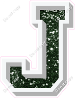 VA 18" Individuals - Hunter Green Sparkle J