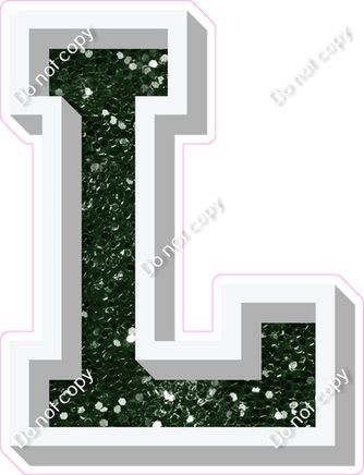 VA 18" Individuals - Hunter Green Sparkle L