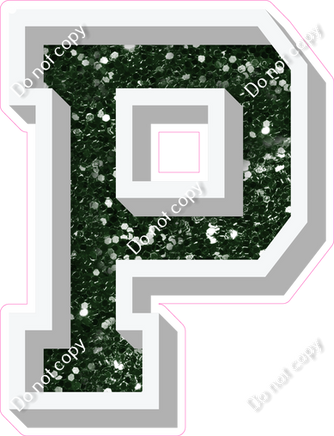 VA 18" Individuals - Hunter Green Sparkle P