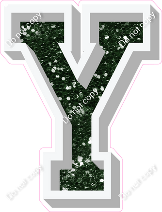 VA 18" Individuals - Hunter Green Sparkle Y