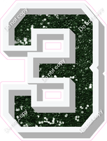 VA 18" Individuals - Hunter Green Sparkle 3