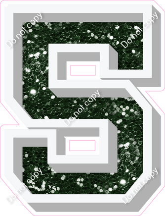 VA 18" Individuals - Hunter Green Sparkle 5