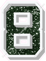 VA 18" Individuals - Hunter Green Sparkle 8