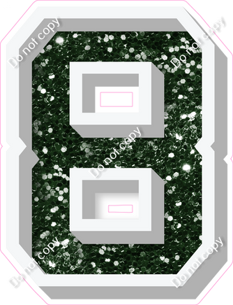 VA 18" Individuals - Hunter Green Sparkle 8