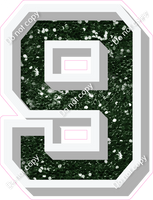 VA 18" Individuals - Hunter Green Sparkle 9