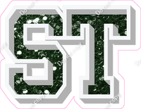 VA 18" Individuals - Hunter Green Sparkle ST