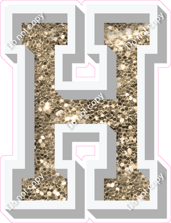 VA 18" Individuals - Khaki Sparkle H