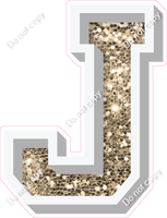 VA 18" Individuals - Khaki Sparkle J
