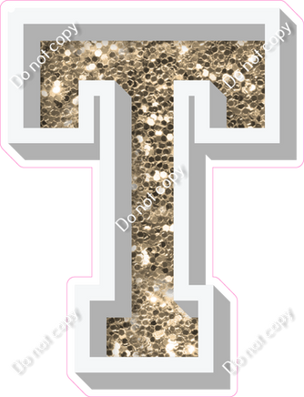 VA 18" Individuals - Khaki Sparkle T