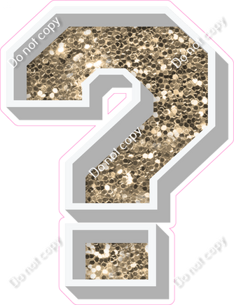 VA 18" Individuals - Khaki Sparkle ?