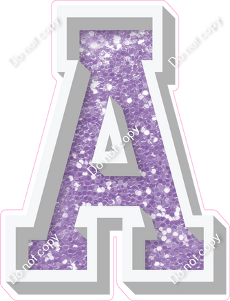 VA 18" Individuals - Lavender Sparkle A