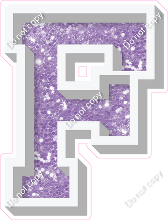 VA 18" Individuals - Lavender Sparkle F
