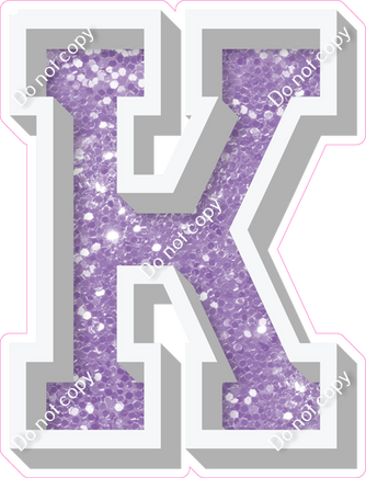VA 18" Individuals - Lavender Sparkle K