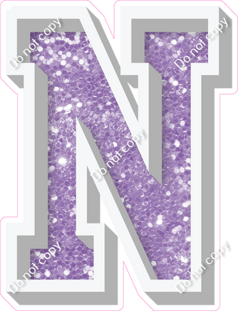 VA 18" Individuals - Lavender Sparkle N