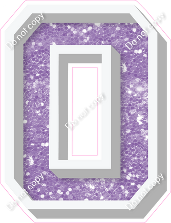 VA 18" Individuals - Lavender Sparkle O