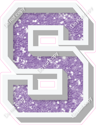 VA 18" Individuals - Lavender Sparkle S