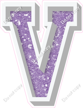 VA 18" Individuals - Lavender Sparkle V