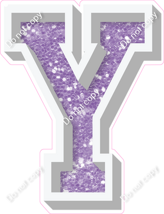 VA 18" Individuals - Lavender Sparkle Y