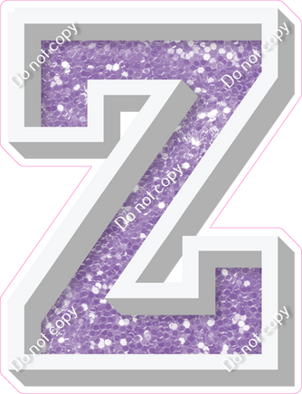 VA 18" Individuals - Lavender Sparkle Z
