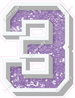 VA 18" Individuals - Lavender Sparkle 3