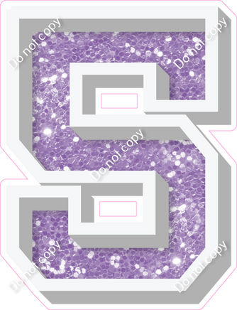 VA 18" Individuals - Lavender Sparkle 5