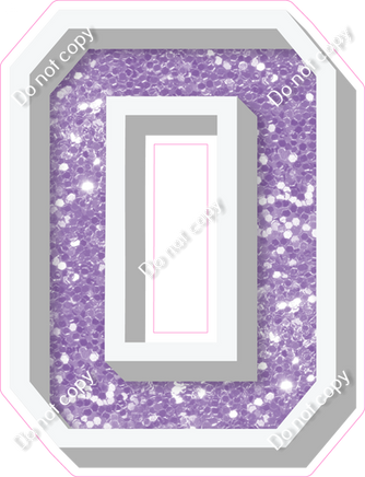 VA 18" Individuals - Lavender Sparkle