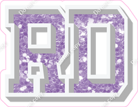 VA 18" Individuals - Lavender Sparkle RD