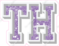 VA 18" Individuals - Lavender Sparkle TH