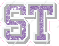 VA 18" Individuals - Lavender Sparkle ST