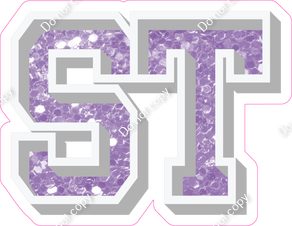 VA 18" Individuals - Lavender Sparkle ST