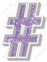 VA 18" Individuals - Lavender Sparkle #