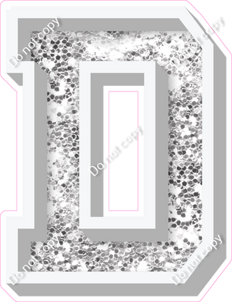 VA 18" Individuals - Light Silver Sparkle D