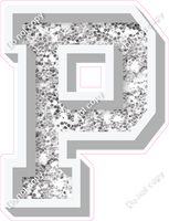 VA 18" Individuals - Light Silver Sparkle P