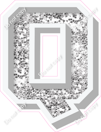 VA 18" Individuals - Light Silver Sparkle Q