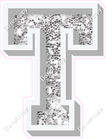 VA 18" Individuals - Light Silver Sparkle T