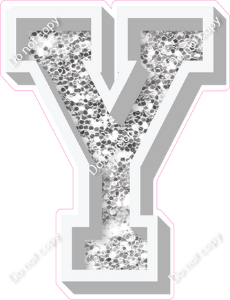 VA 18" Individuals - Light Silver Sparkle Y