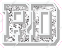 VA 18" Individuals - Light Silver Sparkle RD