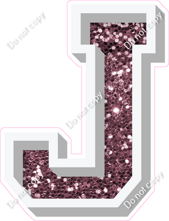 VA 18" Individuals - Mauve Sparkle J